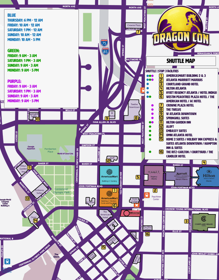 Shuttles Dragon Con